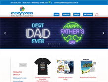 Tablet Screenshot of maxxynpress.com.br